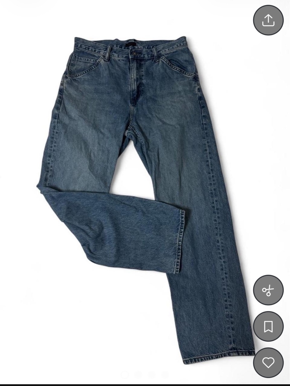 Uniqlo Men’s Indigo Straight-Leg Jeans